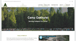 Desktop Screenshot of campoakhurst.org