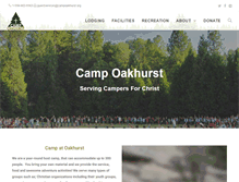 Tablet Screenshot of campoakhurst.org